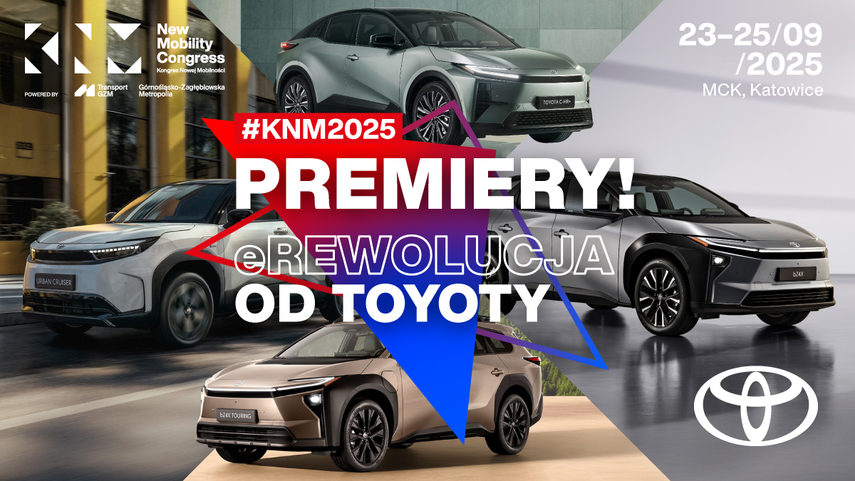 Kolejny krok Toyoty. Polska premiera czterech modeli elektrycznych na Kongresie Nowej Mobilności w Katowicach