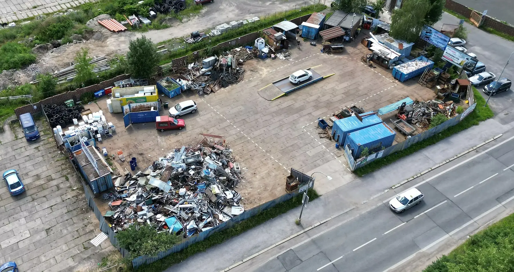 Uzavření sběrného místa Belgická