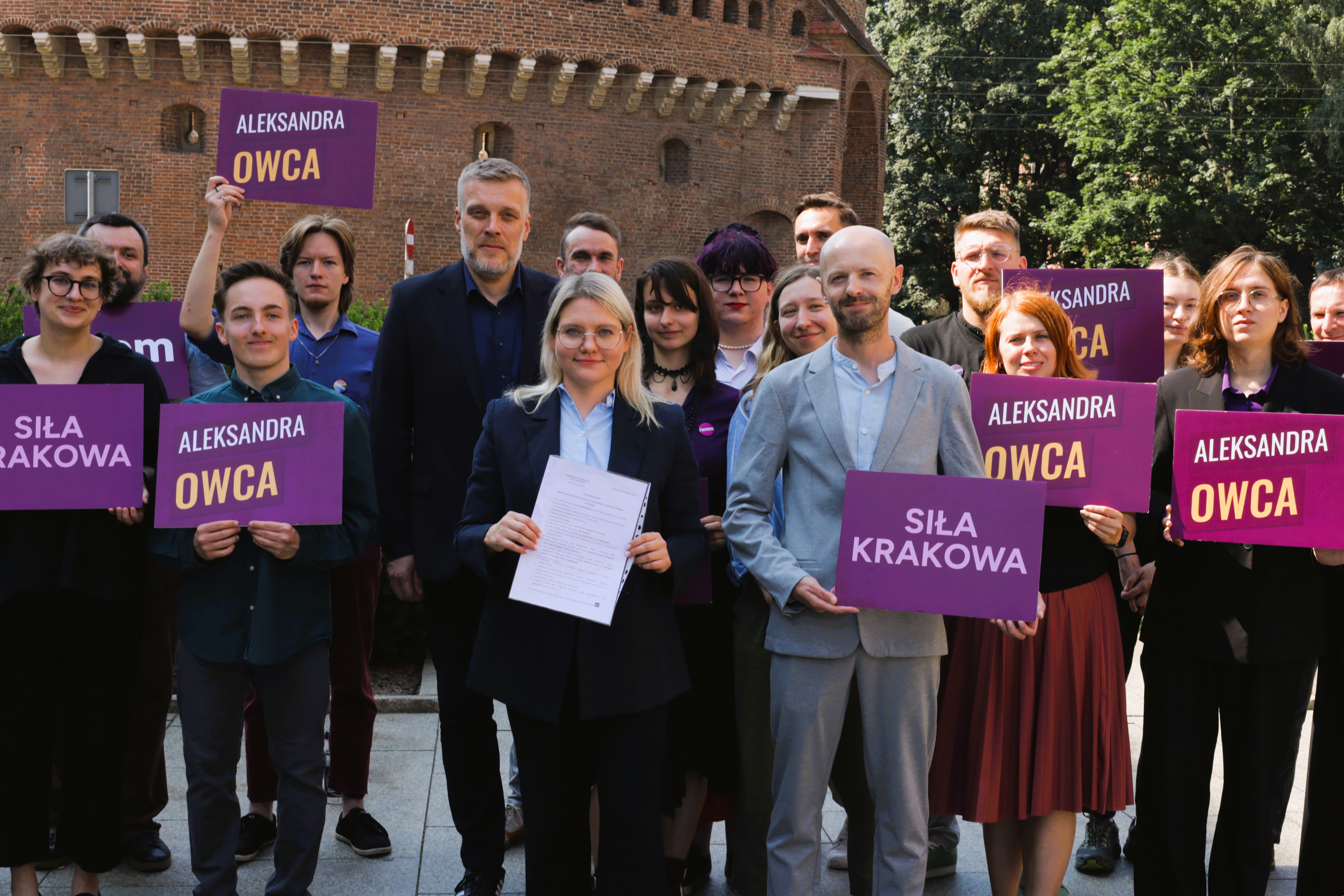 Partia Razem walczy o Kraków. Aleksandra Owca złożyła dokumenty rejestrujące komitet wyborczy