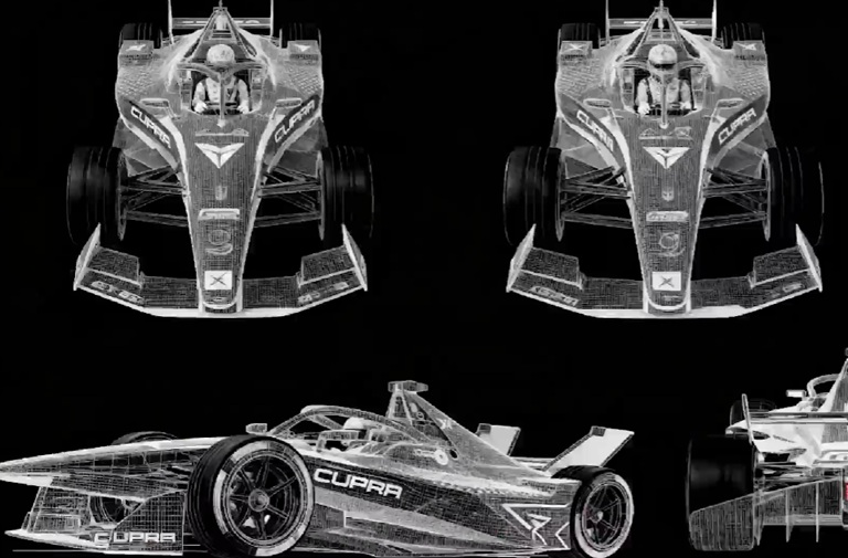 Bolid zespołu CUPRA KIRO