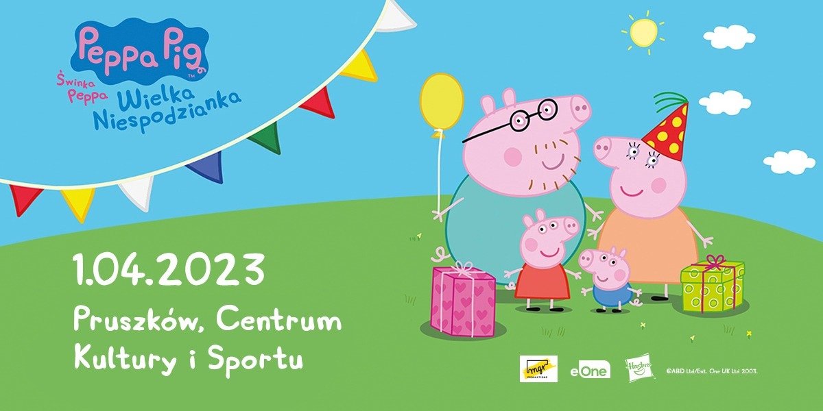 Świnka Peppa na żywo w Pruszkowie – spektakl dla najmłodszych