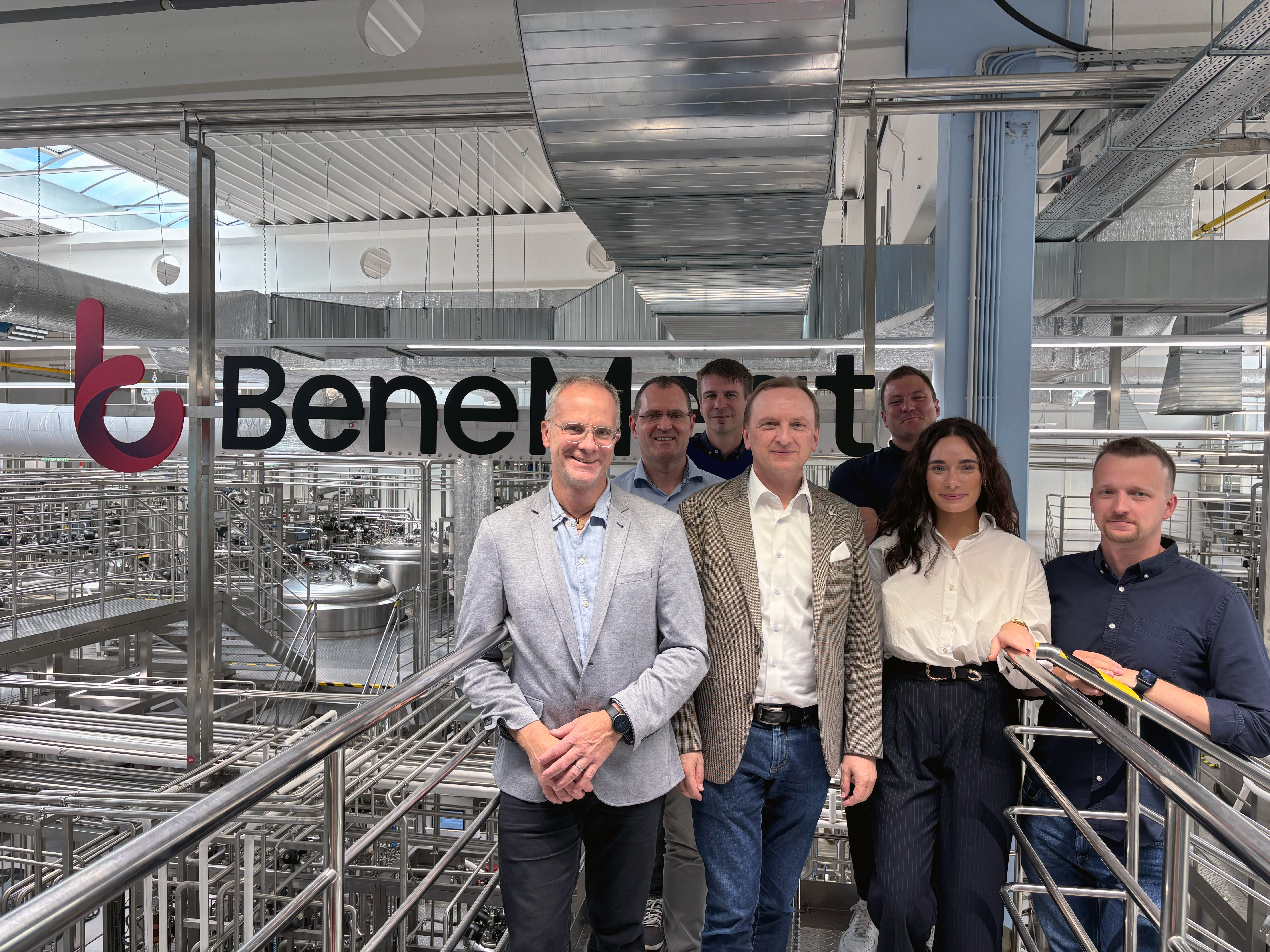 ZETA and BeneMeat Representatives During the Visit to BeneMeat