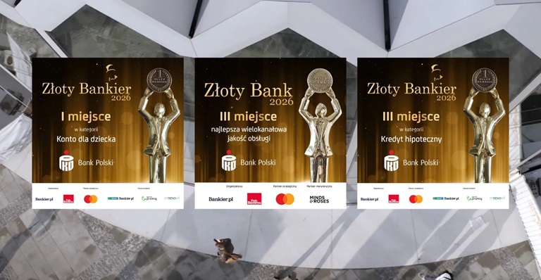 PKO Bank Polski na podium Złotego Bankiera