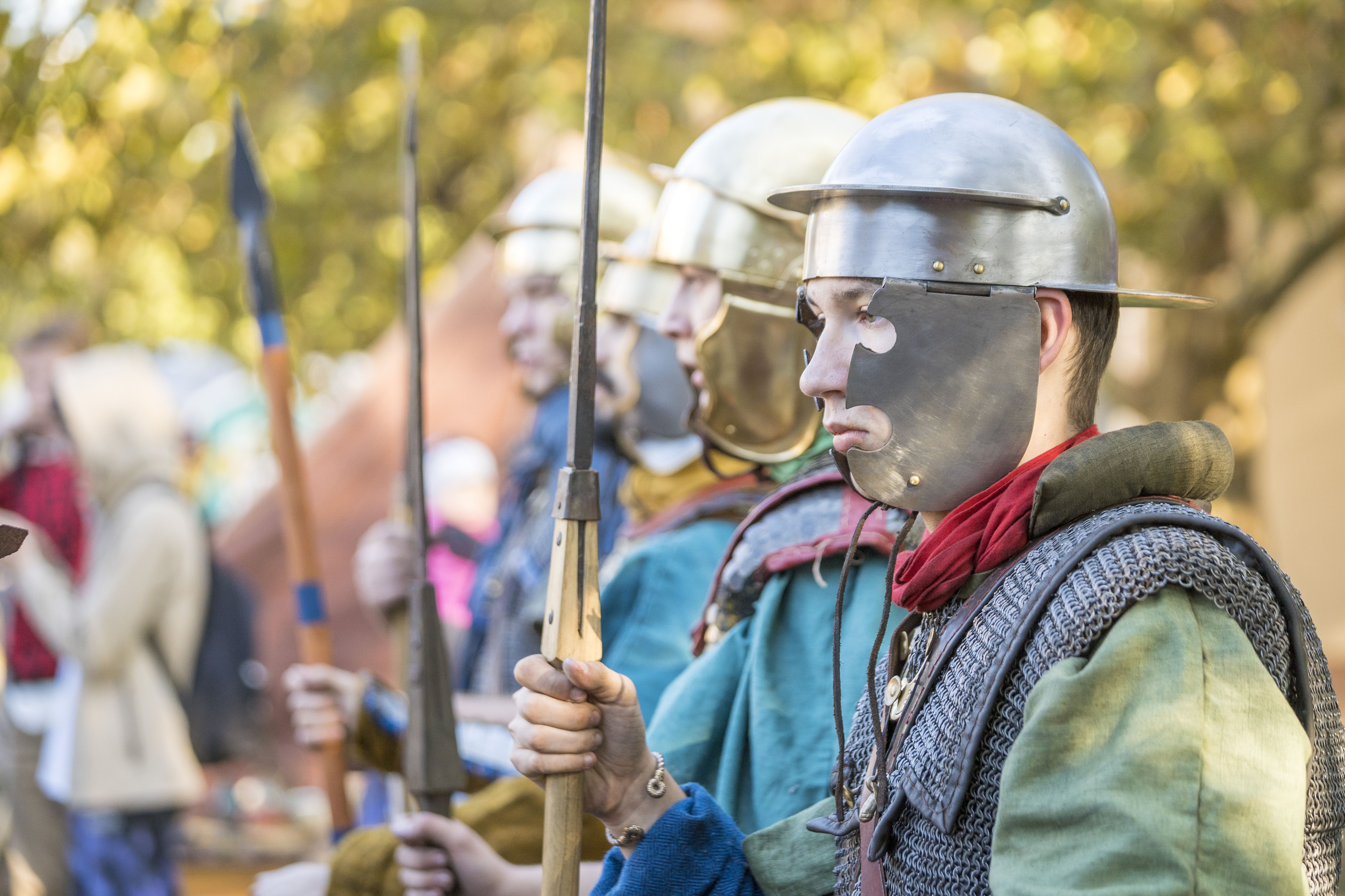 Podujatie sa slávnostne otvorí príchodom rímskych vojakov a cisárovnej Eusebie. Zdroj foto: BKIS