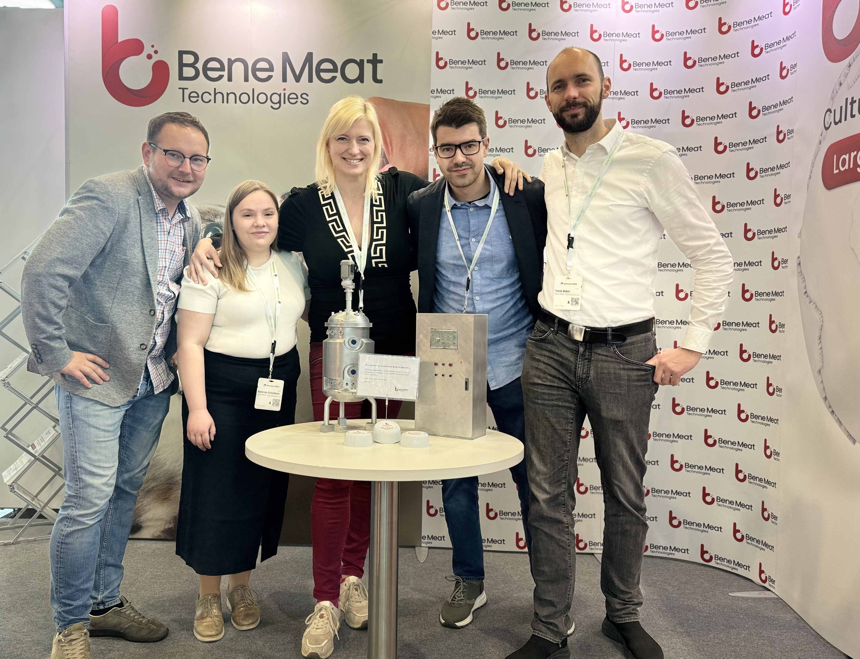 The BeneMeat team at the Interzoo international trade fair in Nuremberg, 2024