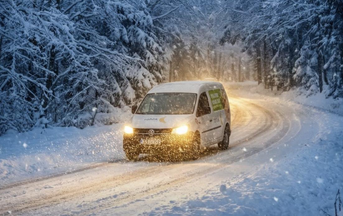 Sunset in the mountains