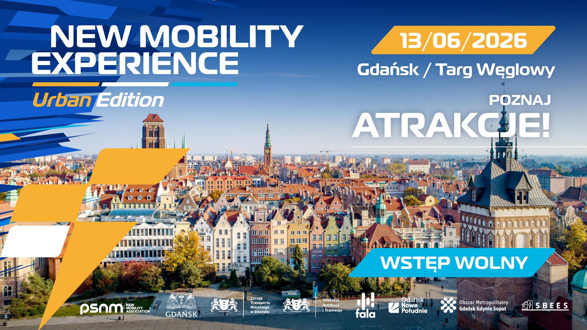 New Mobility Experience Urban Edition Gdańsk: największe zeroemisyjne miasteczko nowej mobilności w sercu Gdańska