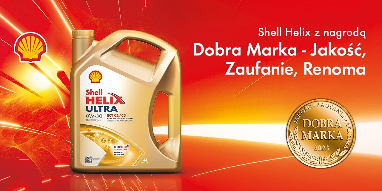 Oleje Shell Helix z nagrodą „Dobra Marka 2023”