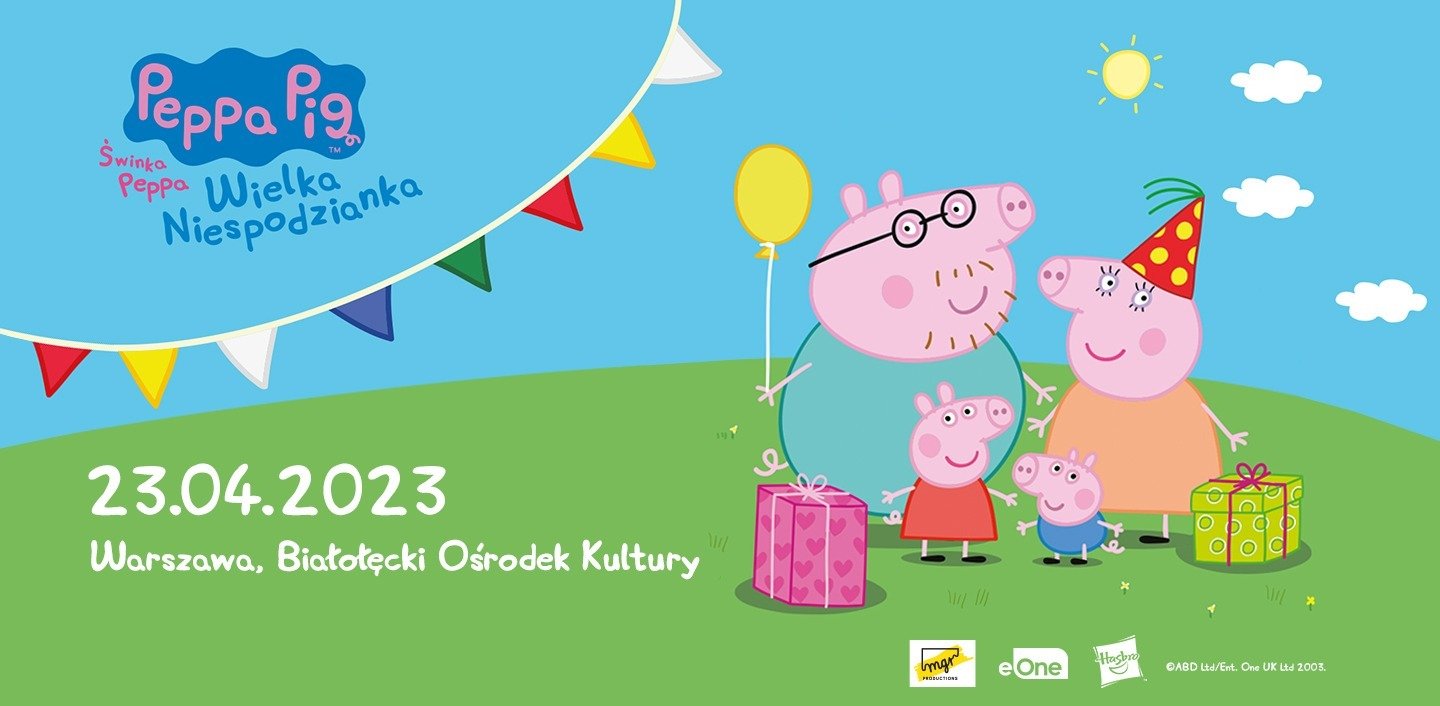 Świnka Peppa na żywo w Warszawie – spektakl dla najmłodszych