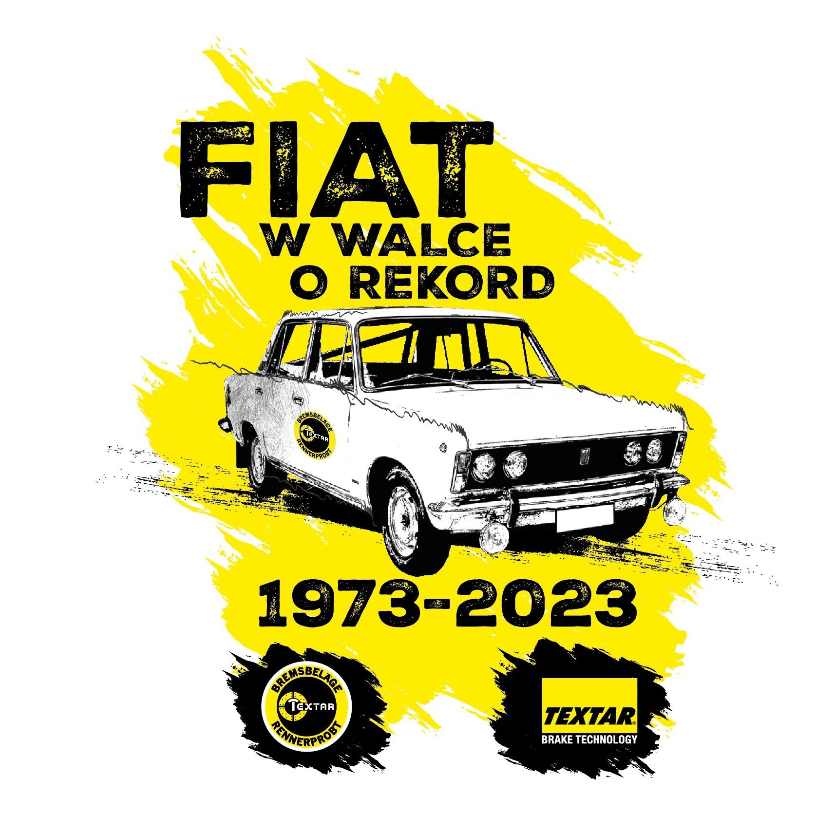 Textar ponownie partnerem rekordu Polskiego Fiata 125p