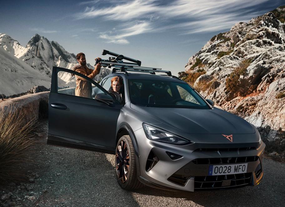 Sunset in the mountains