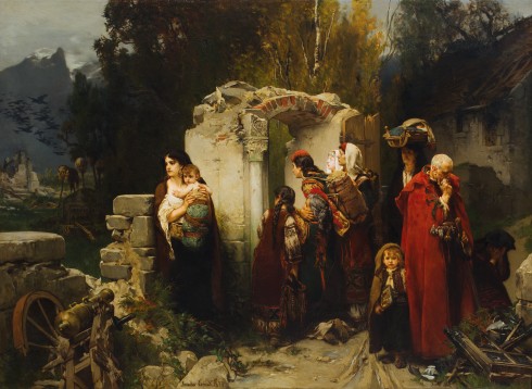 Jaroslav Čermák In a Harem (Montenegrin Women in a Harem), 1877, National Gallery Prague