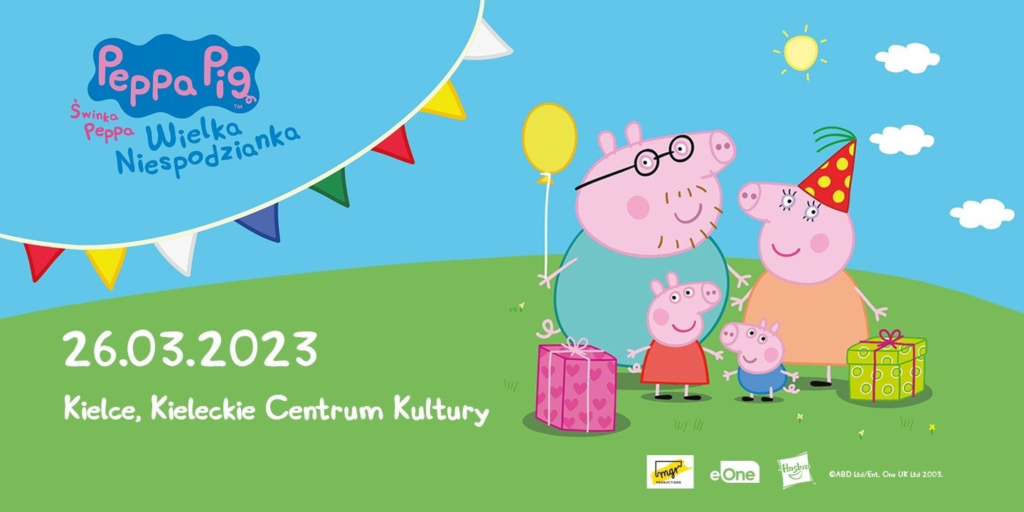 Świnka Peppa wraca do Kielc – spektakl dla najmłodszych już w marcu