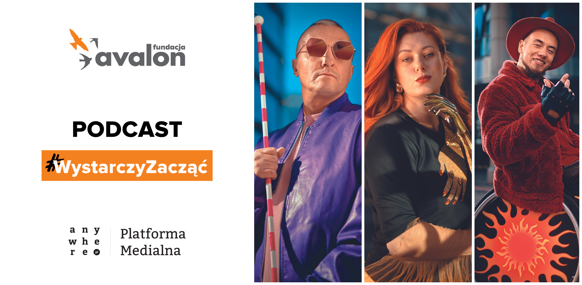 Odważnie, bez filtra, tabu i na każdy temat - w maju Fundacja Avalon startuje z autorskim podcastem „#Wystarczy zacząć”!