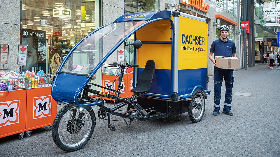 Dostawy za pomocą e-rowerów cargo