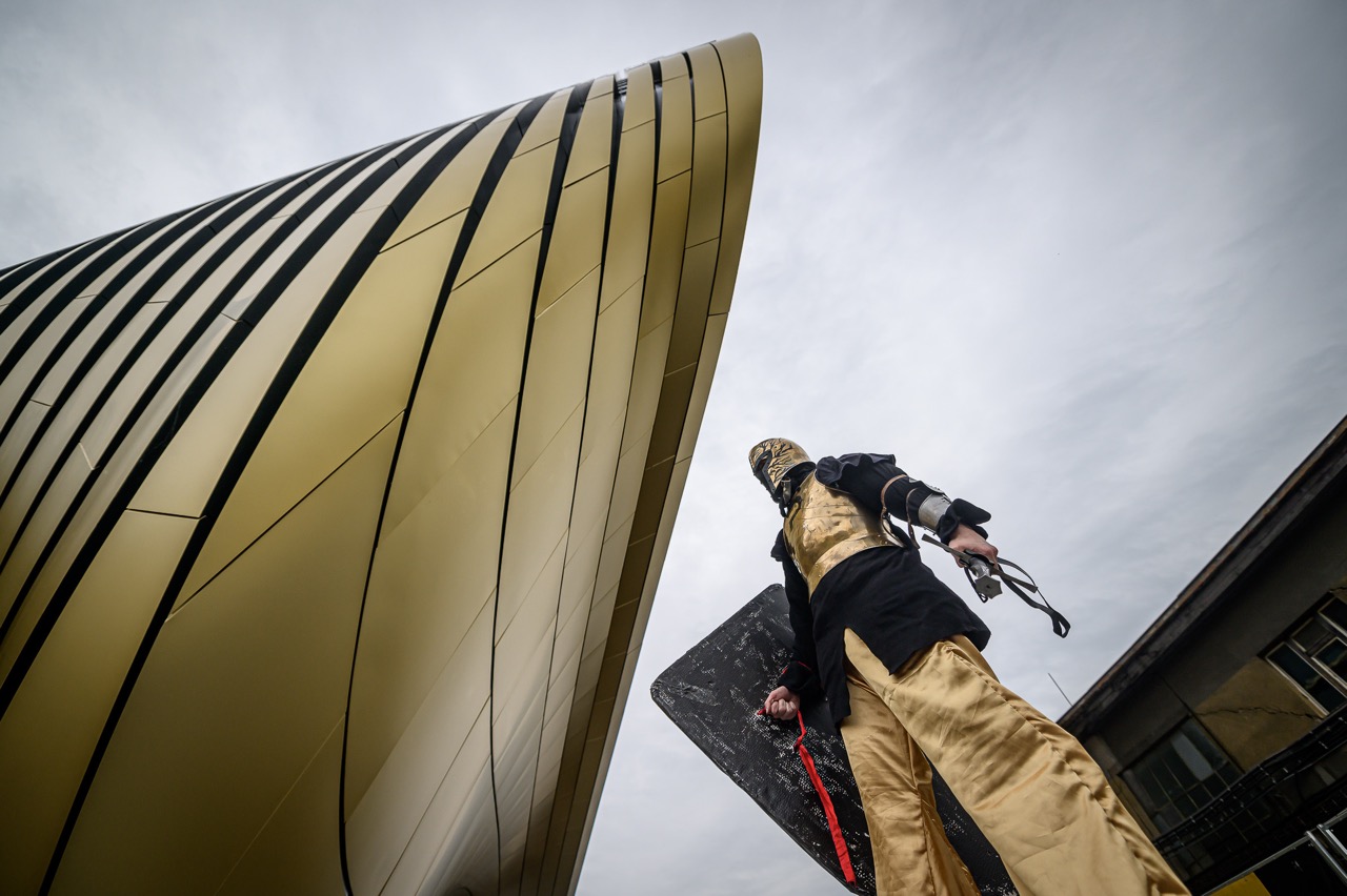 Jezevky Group, Vzpoura o Slunovratu (Solstice Rebellion), performance documentation, Penta, Masaryčka, 20 June 2024, © photo Petr Zewlakk Vrabec