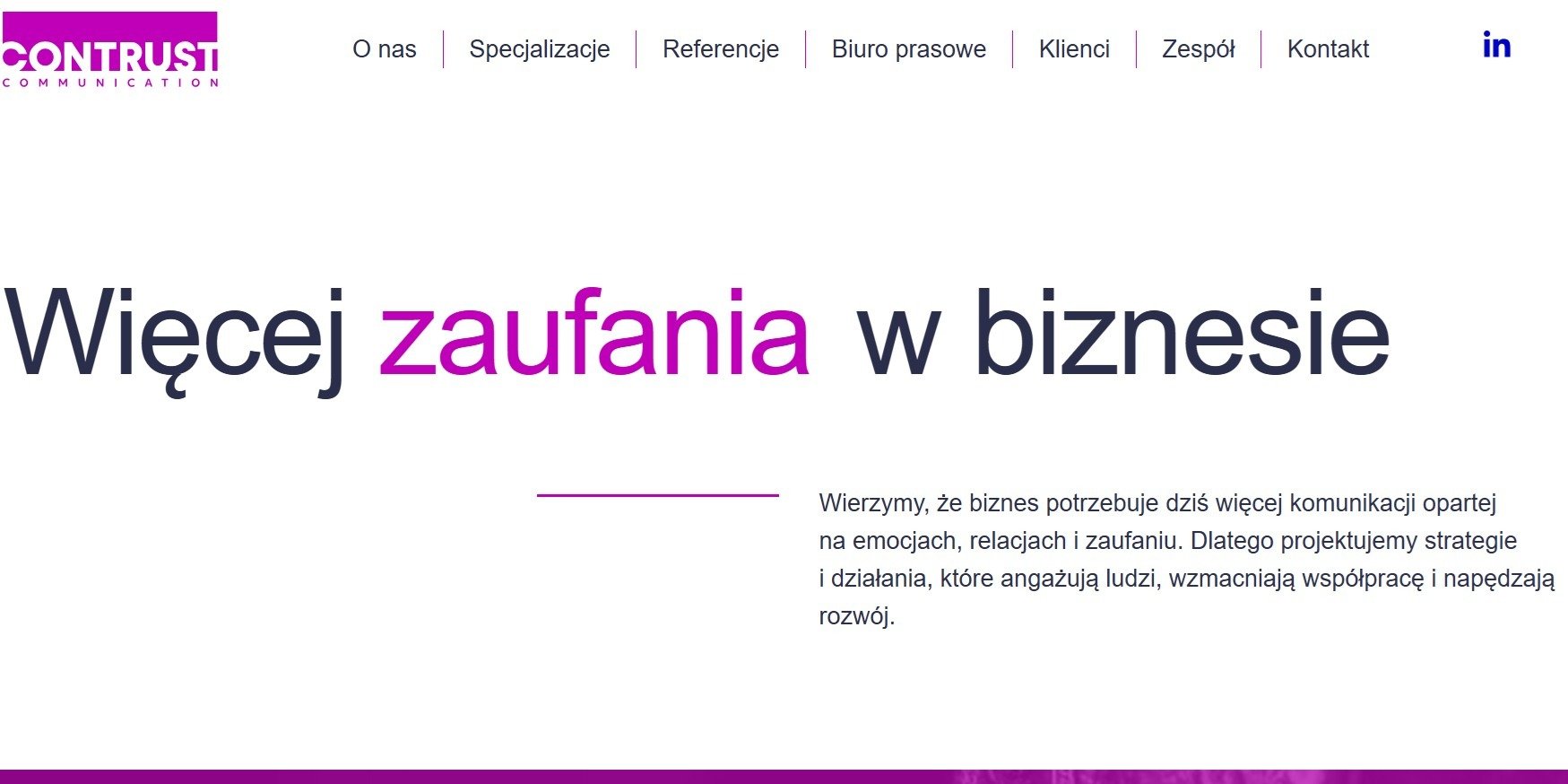 ConTrust Communication zmienia barwy