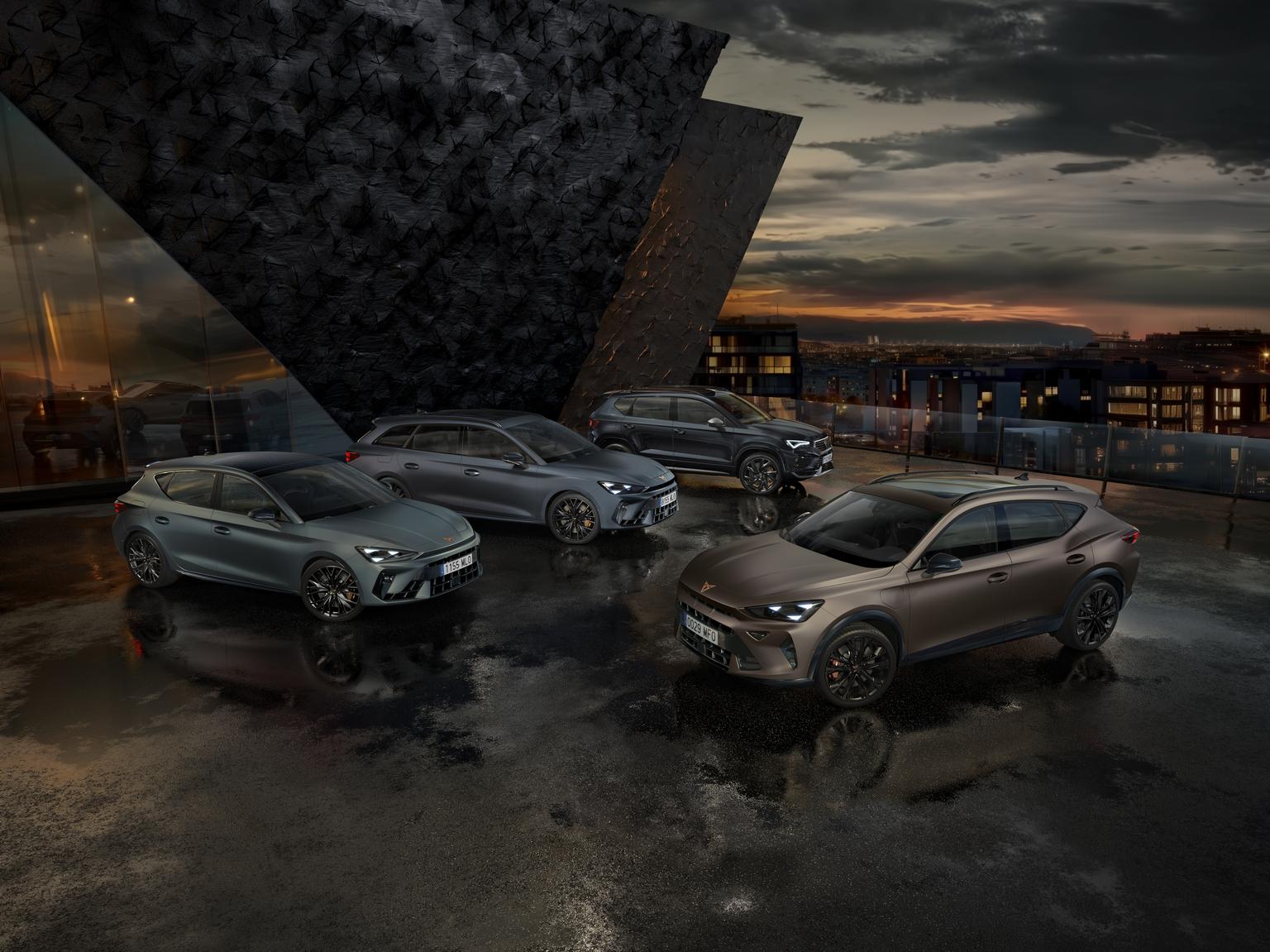 Sunset in the mountains