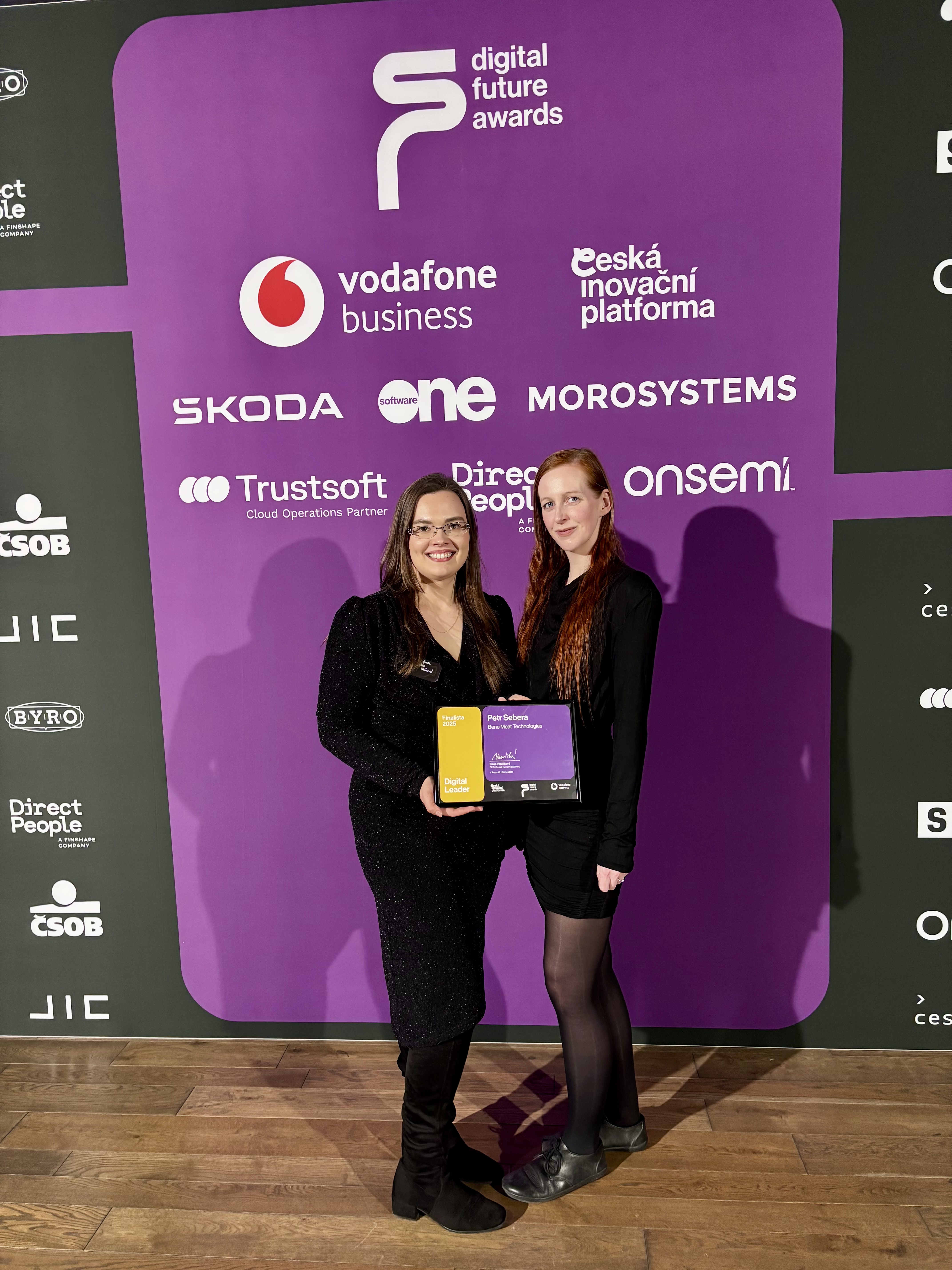 Galavečer Digital Future Awards 2025, Kateřina Dvořák Vašová a Kristýna Míčková BeneMeat