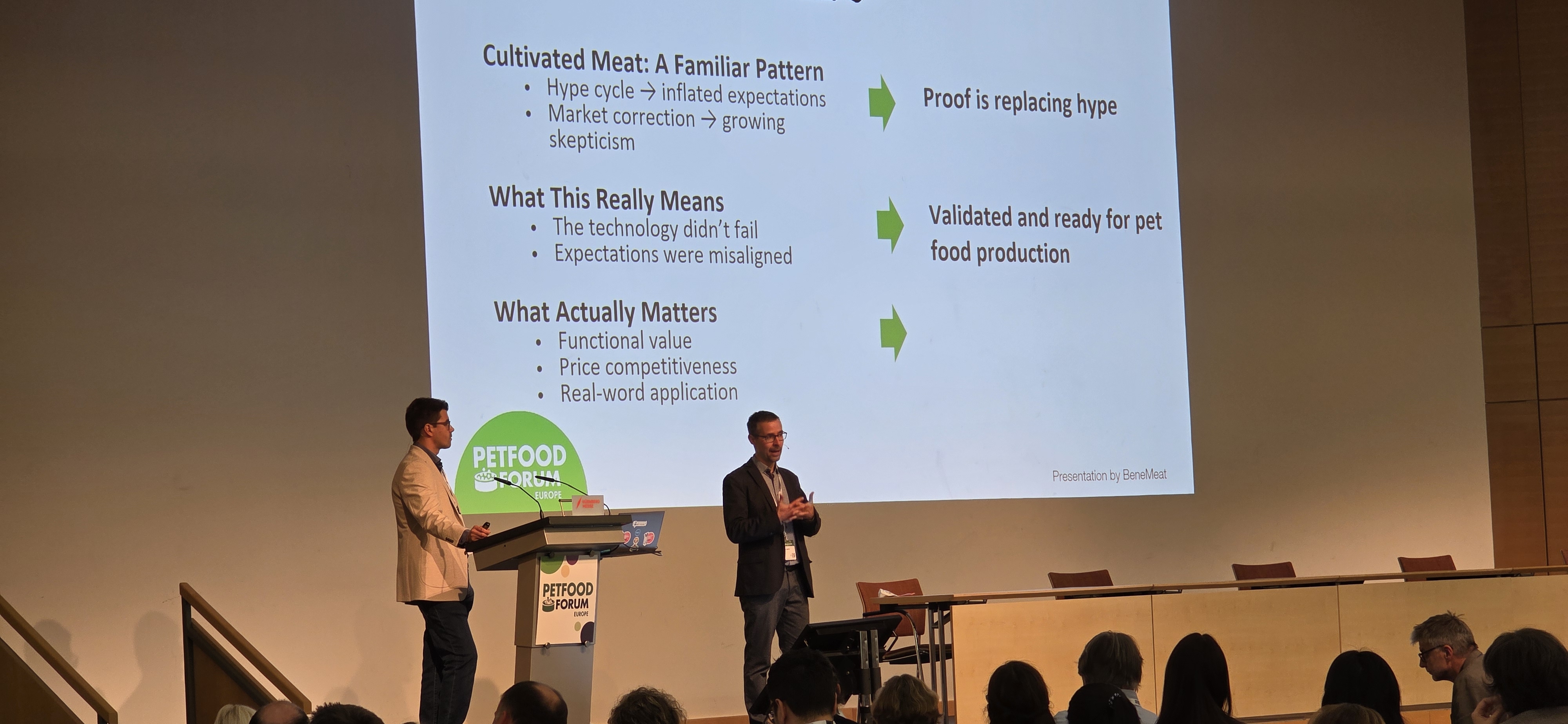 BeneMeat Presentation at the Petfood Forum