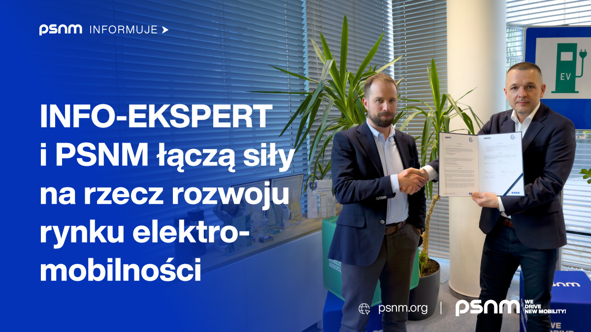 INFO-EKSPERT i Polskie Stowarzyszenie Nowej Mobilności łączą siły na rzecz rozwoju kompetencji branżowych i wymiany wiedzy między uczestnikami rynku