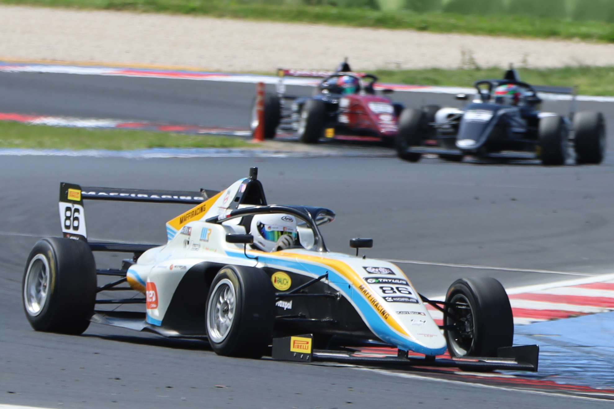 Igor Polak podczas GP F4 Italian Series w Misano