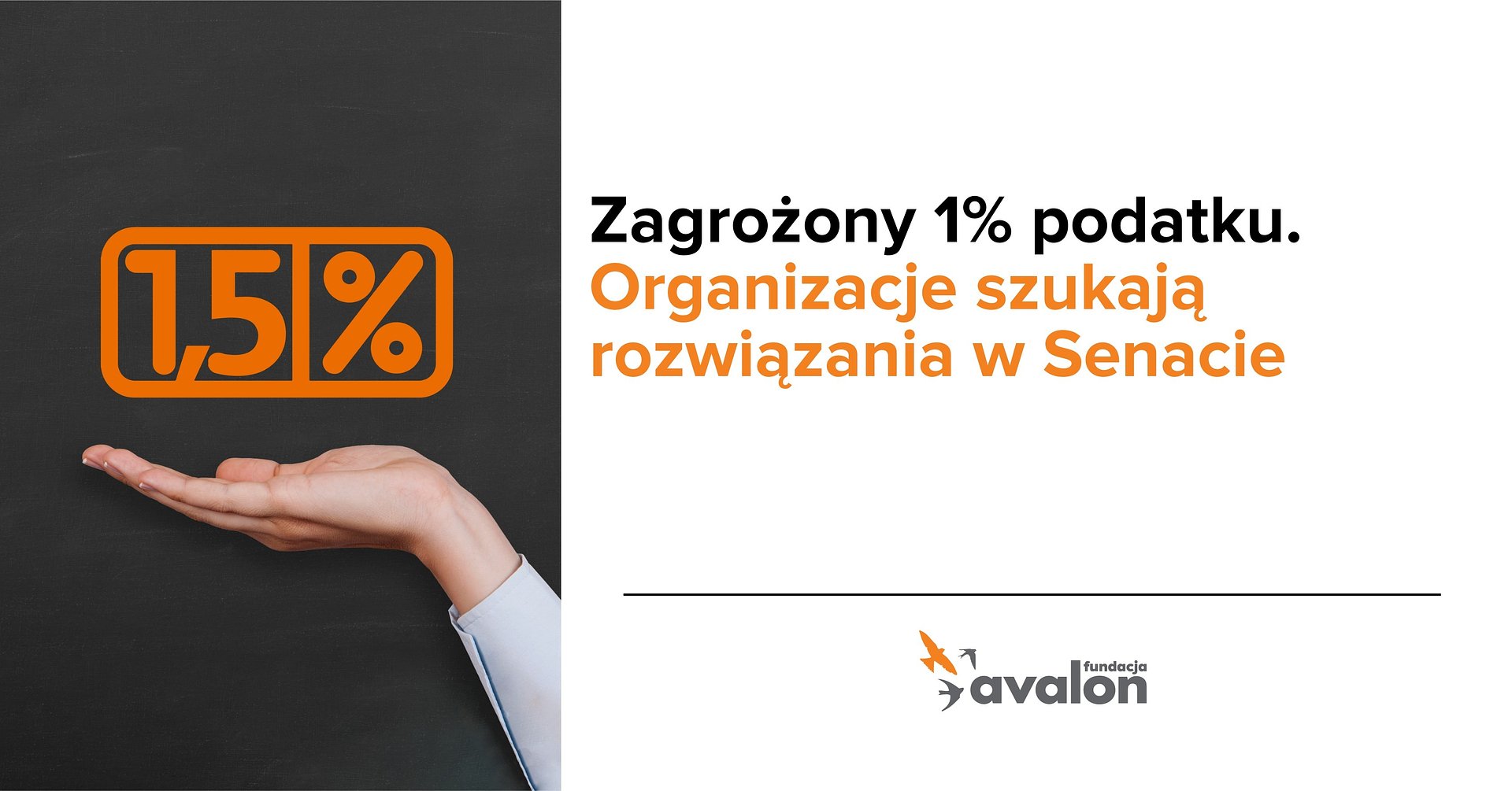 Zagrożony 1% podatku. Organizacje szukają rozwiązania w Senacie.