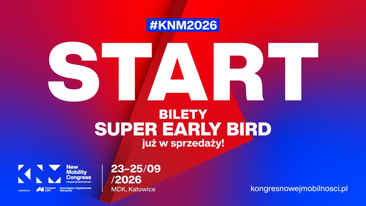 Bilety na Kongres Nowej Mobilności 2026 są już dostępne!