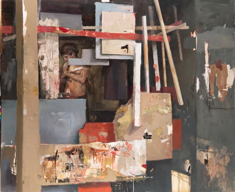 Daniel Pitín, Taxi Driver, 2019, oil, acrylic, canvas, acquired in 2020