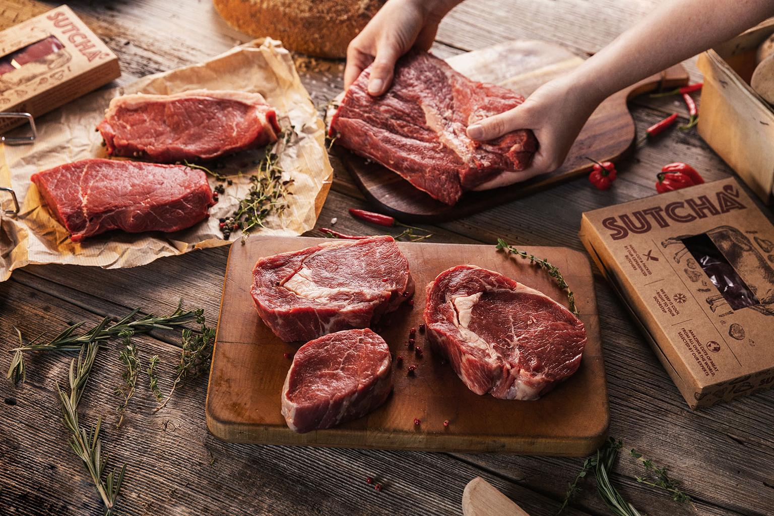 Sunset in the mountains