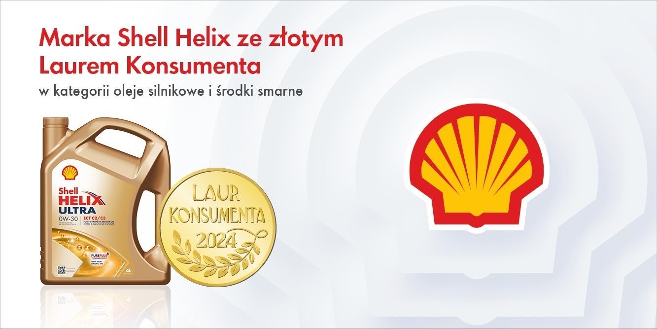 Oleje Shell Helix nagrodzone kolejnym złotym Laurem Konsumenta