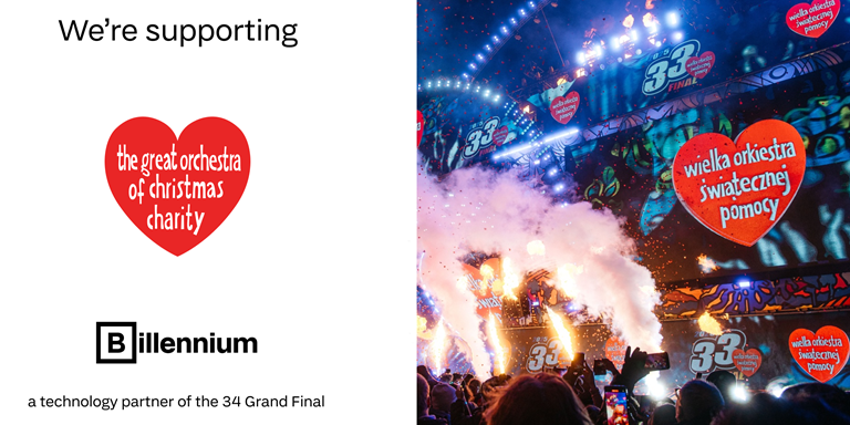 Billennium technology partner of WOŚP 2026