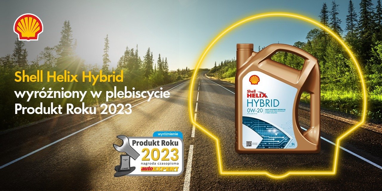Oleje Shell Helix Hybrid z wyróżnieniem w plebiscycie Produkt Roku 2023