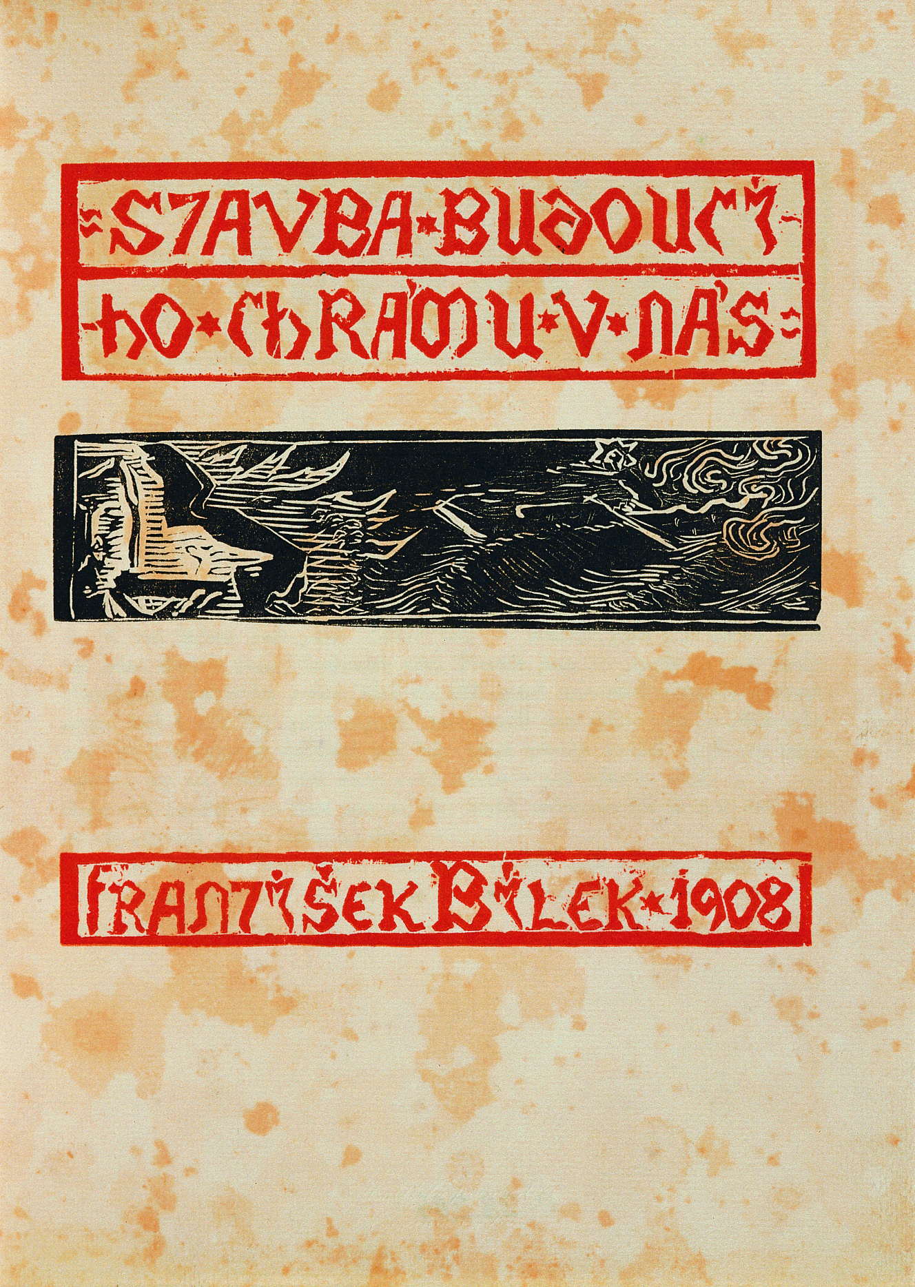 František Bílek, Stavba budoucího chrámu v nás, 1908, Revue Meditace
