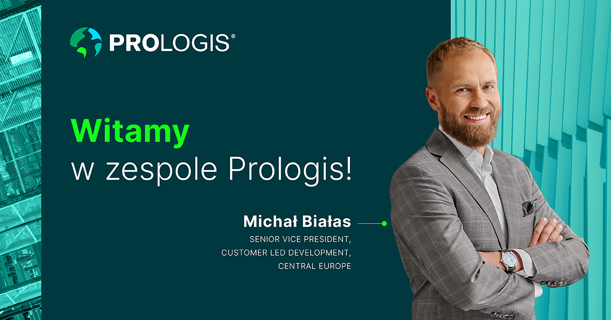 Michał Białas dołącza do Prologis jako Senior Vice President, Customer Led Development