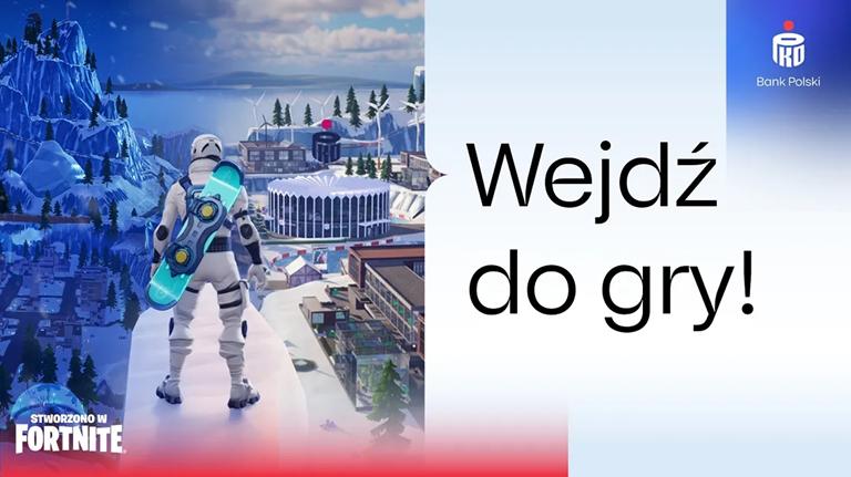 Atrakcyjne połączenie rozrywki z edukacją finansową i ekologiczną – „Frozen Frontier Tycoon” to nowa mapa PKO Banku Polskiego stworzona w Fortnite