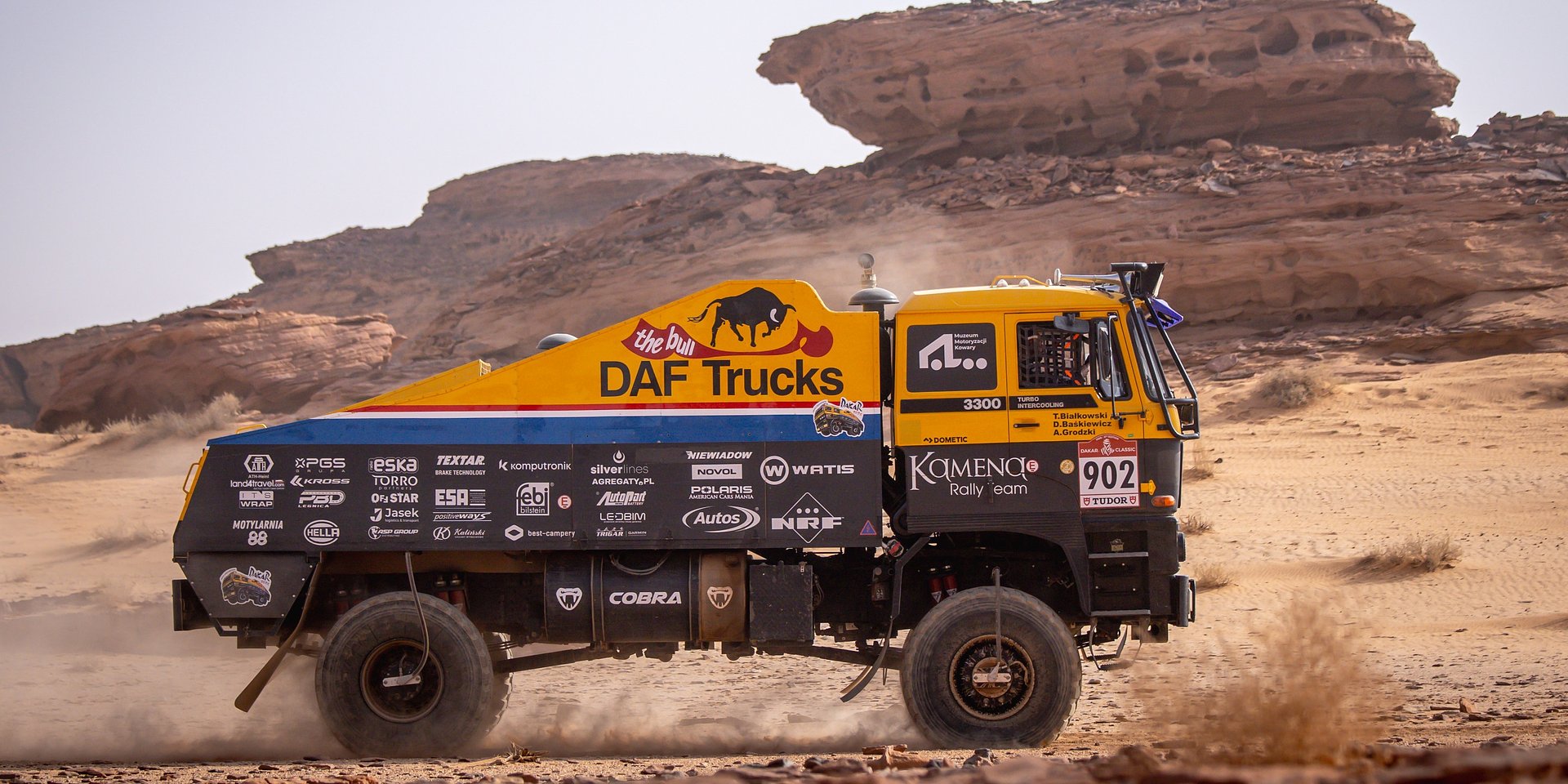 Kamena Rally Team wygrywa Dakar Classic dzięki niezawodnym częściom Textar