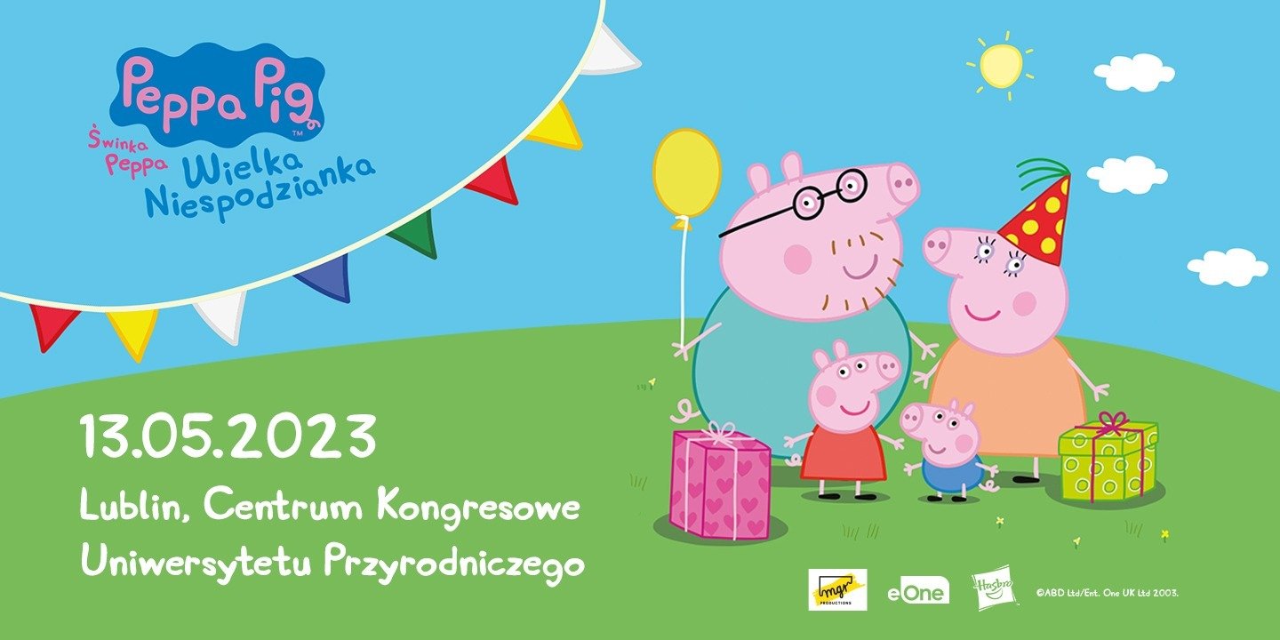 Świnka Peppa na żywo w Lublinie – spektakl dla najmłodszych