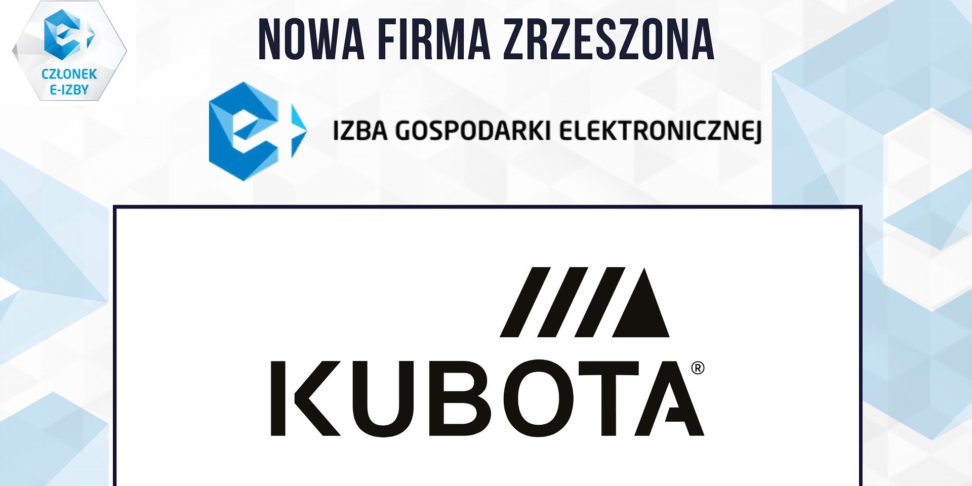Kubota dołącza do e-Izby