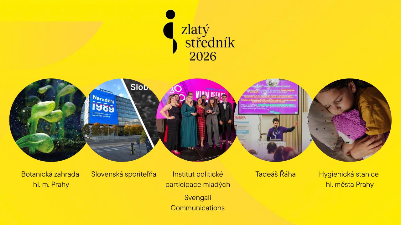 Projekty ze Zlatého středníku míří do finále světových PR cen, získaly 6 nominací