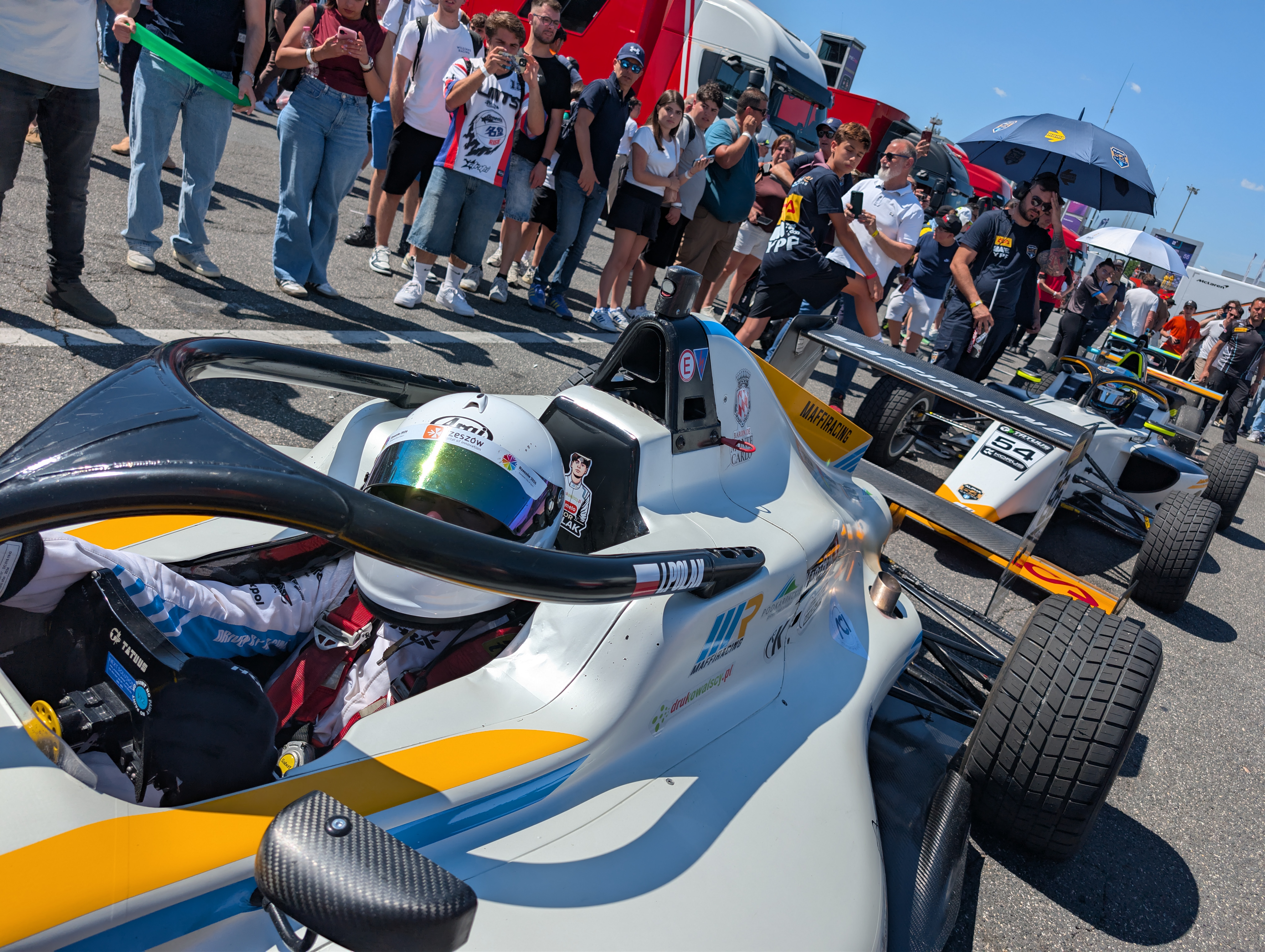 Igor Polak podczas GP F4 Italian Series w Vallelundze