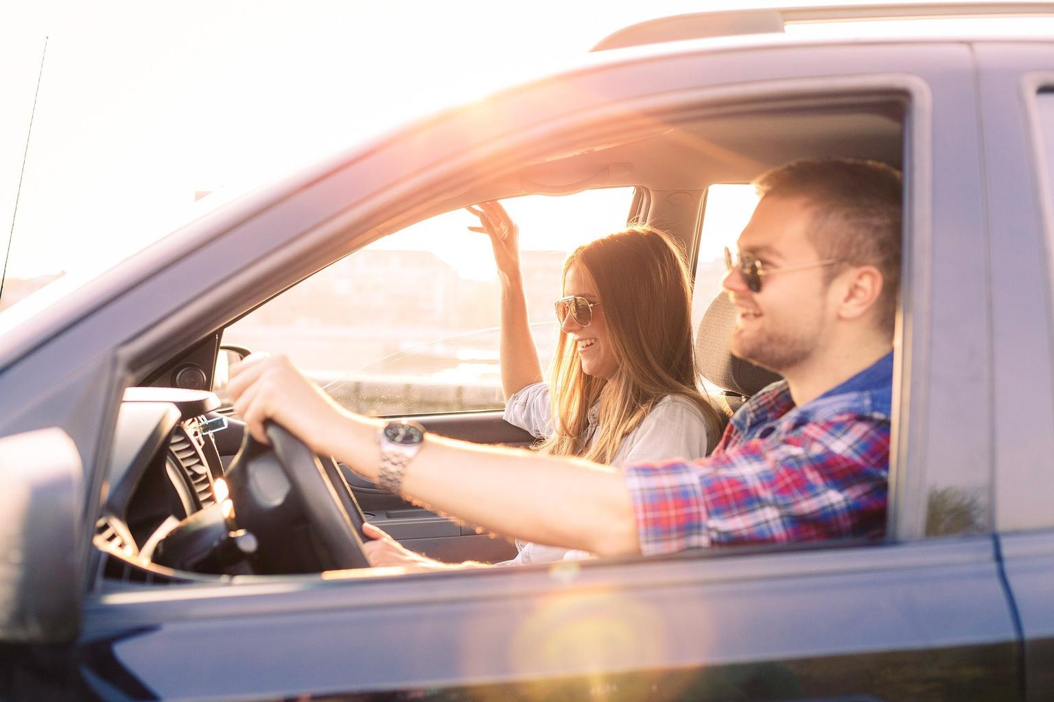 Sunset in the mountains
