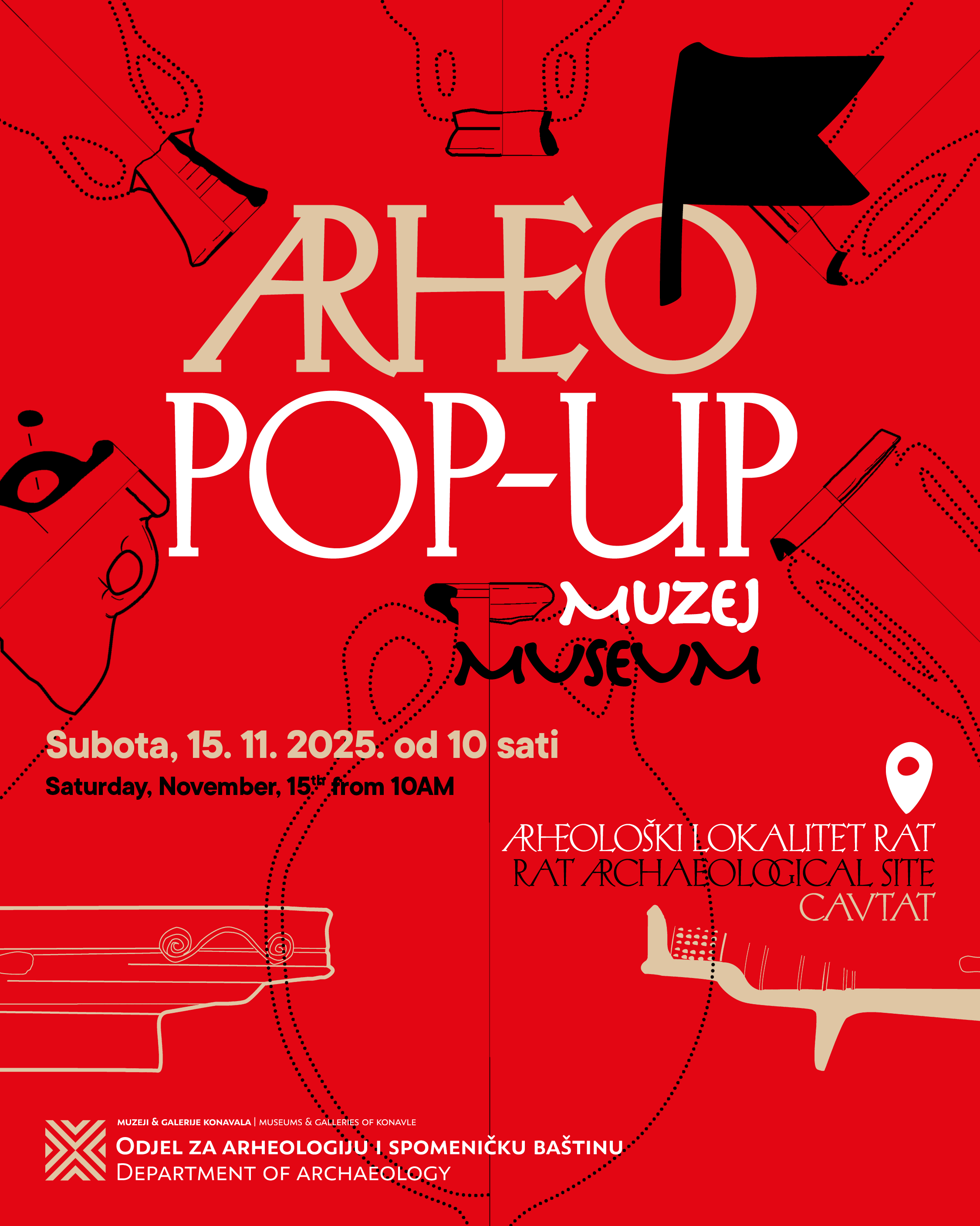 Pridružite nam se na ARHEO POP UP muzeju na otvorenom u Cavtatu!
