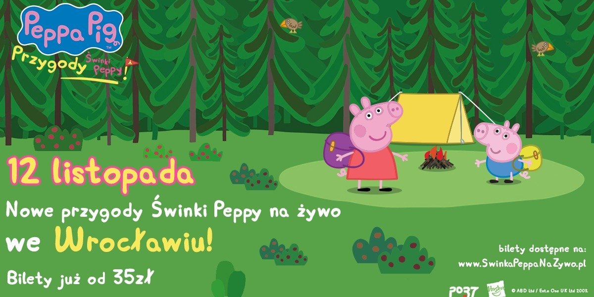 Przygody Świnki Peppa na żywo - nowy spektakl dla dzieci w Teatrze Polskim we Wrocławiu