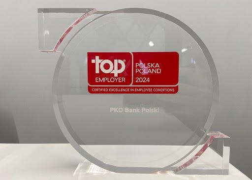 PKO Bank Polski z tytułem Top Employer
