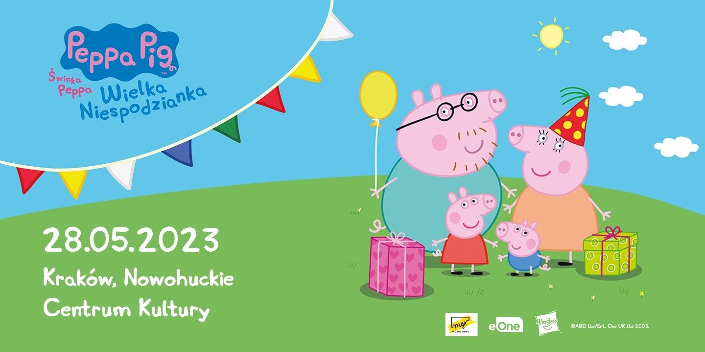 Świnka Peppa na żywo w Krakowie – spektakl dla najmłodszych