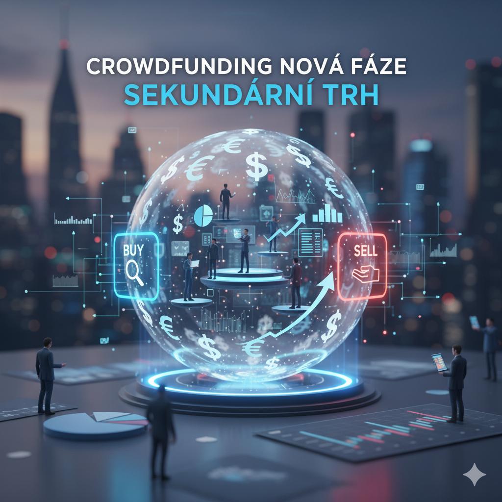 V crowdfundingu se rozebíhá i sekundární trh, investoři mohou
hledat nové příležitosti nebo svá portfolia nabízet k prodeji