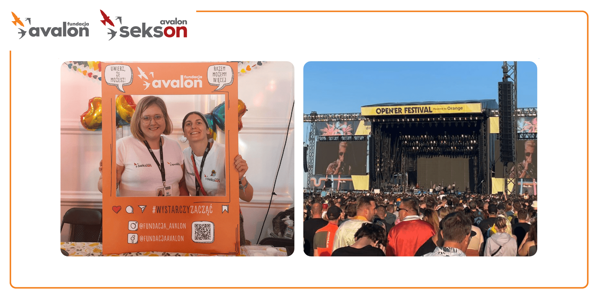 Odwiedź Fundację Avalon, w Strefie NGO, na Open’er Festival!