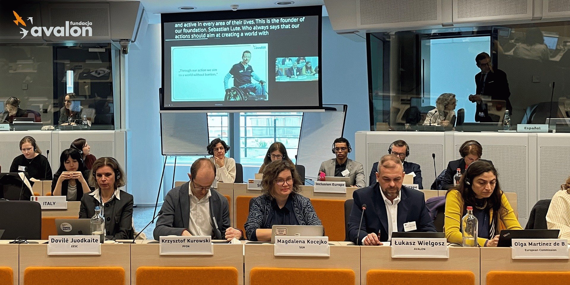 Fundacja Avalon na Konferencji o niepełnosprawności w siedzibie Komisji Europejskiej w Brukseli