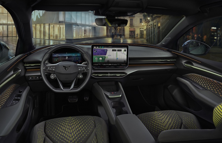 CUPRA Raval: pierwsze takie wnętrze w samochodzie marki